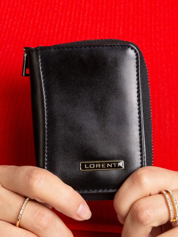 Black Small Leather Wallet