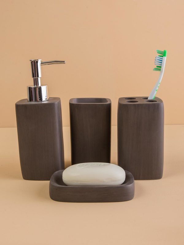 Brown Bathroom Accessories