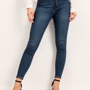 RUE PARIS Navy blue Hummy jeans