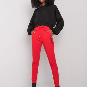 Gabby Red Sweatpants