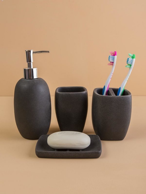 Dark Grey Ceramic Toiletries