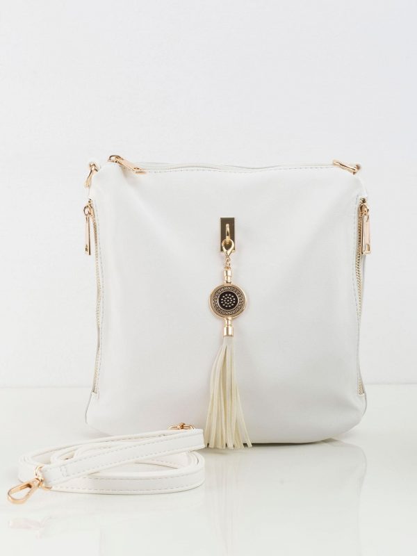 White Tassel Handbag