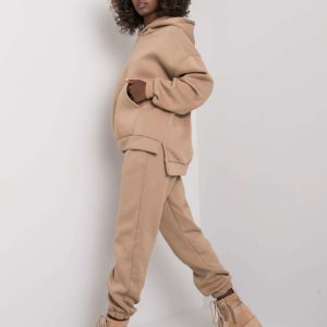 Dark beige sweatsuit set Janessa