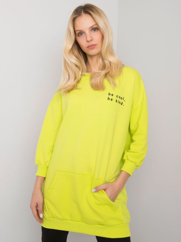 Shireen lime kangaroo sweatshirt