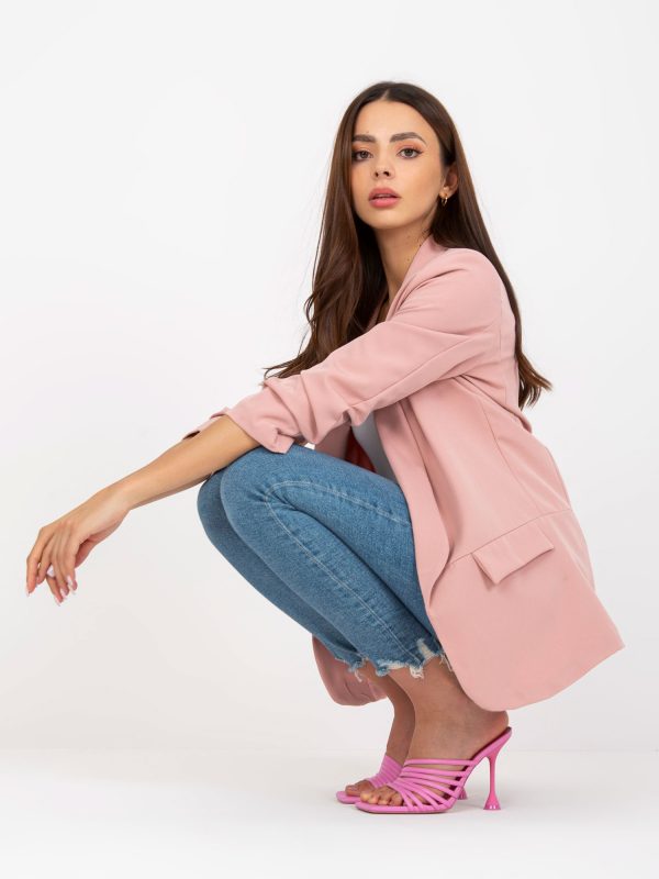 Dirty pink elegant jacket with Adela lining