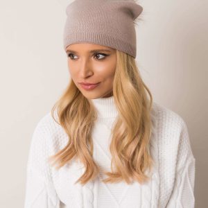 Dark beige winter hat RUE PARIS