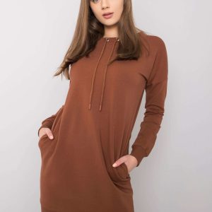 Brown dress Nessa RUE PARIS