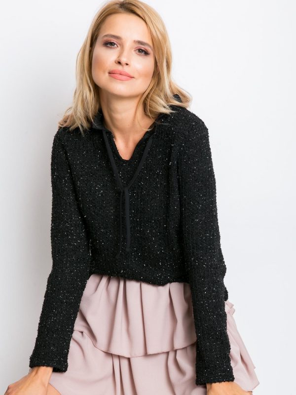 RUE PARIS Black sweater Esta