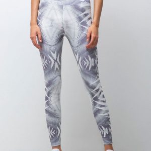 Grey Purple Funfair Leggings