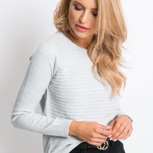 RUE PARIS Grey sweater Sienna