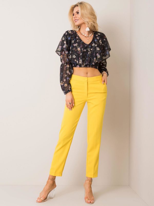 Yellow pants Ruby RUE PARIS