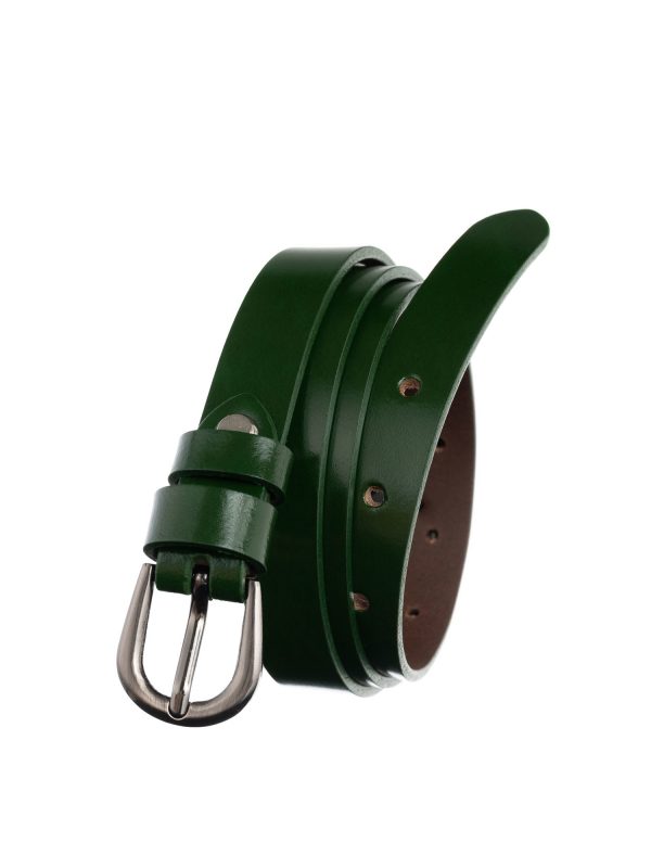 BADURA Women's Dark Green Leather Strap