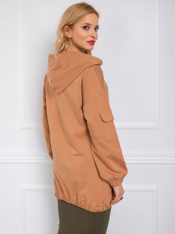 Calinda RUE PARIS light brown sweatshirt