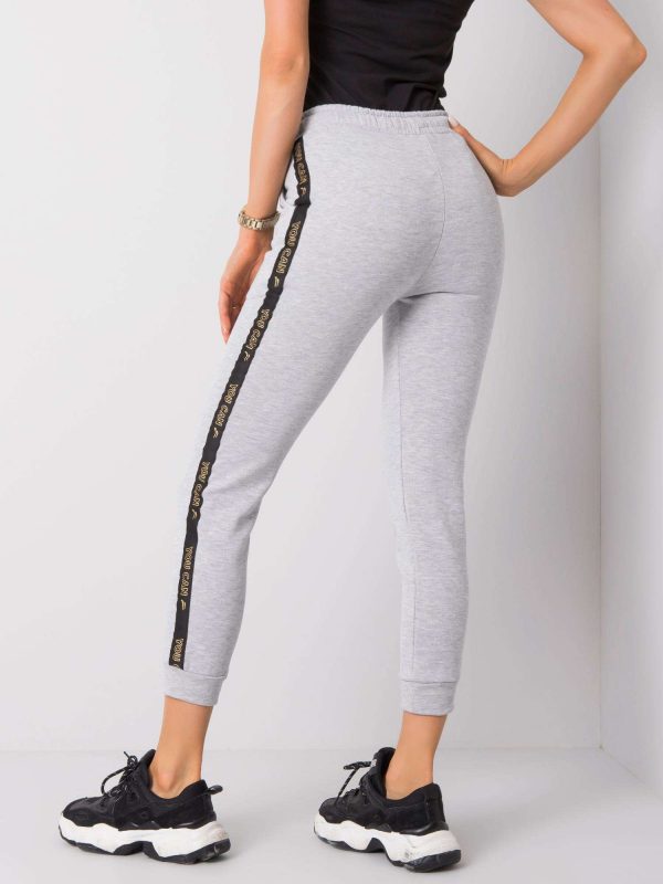 Grey-black pants Arianna FOR FITNESS