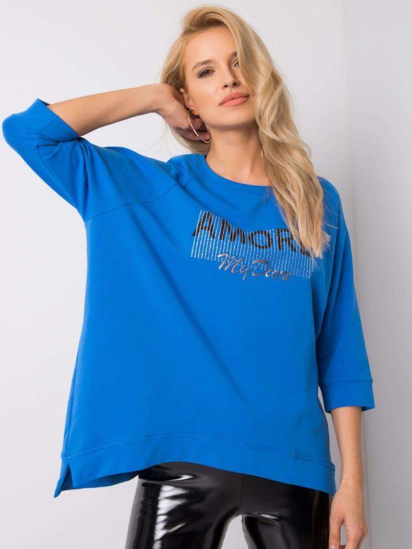 Lanna blue sweatshirt