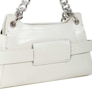 White Chain Purse