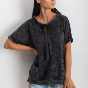 Dark gray blouse Affordability