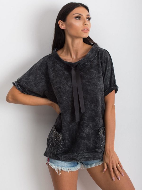 Dark gray blouse Affordability