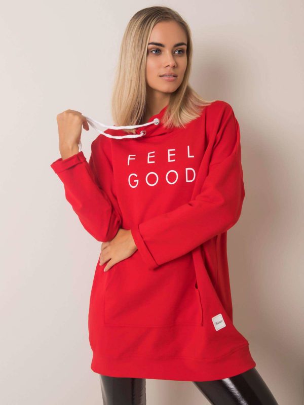 Red Celia Sweatshirt