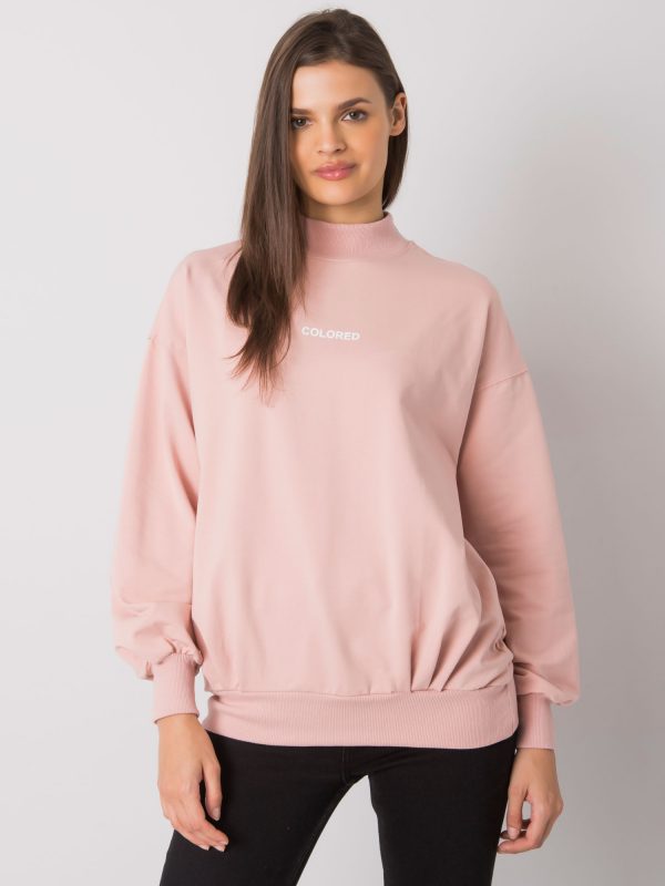 Dirty pink hoodless sweatshirt Dylan RUE PARIS