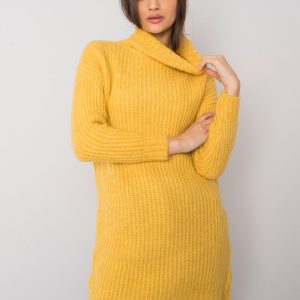 Yellow long turtleneck sweater Daventry RUE PARIS