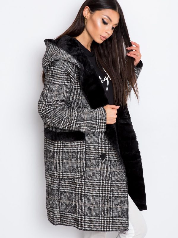 Black and White Risk Coat