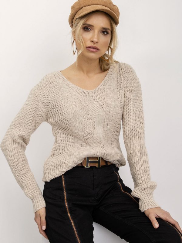 Beige sweater Mia