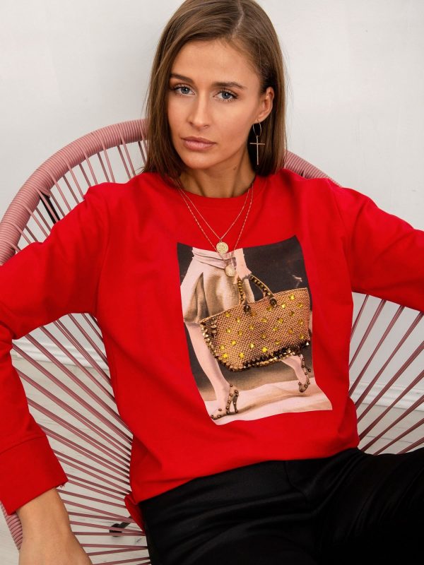 Red Totally Sweatshirt