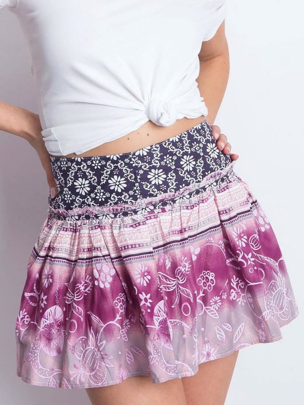 Pink Unstructured Skirt