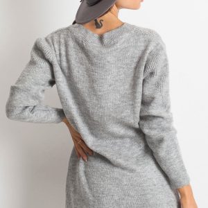 RUE PARIS Gray Believe sweater