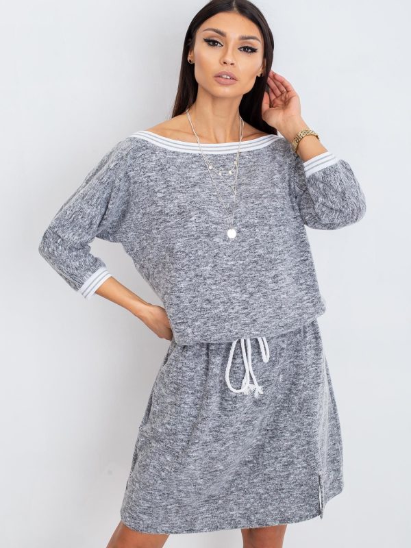 Grey Saffron Dress