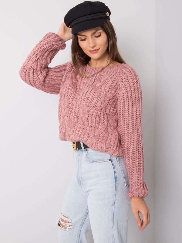 Dirty pink sweater Sudelle RUE PARIS