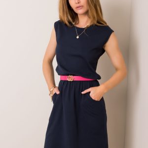 Navy Blue Ruby Dress