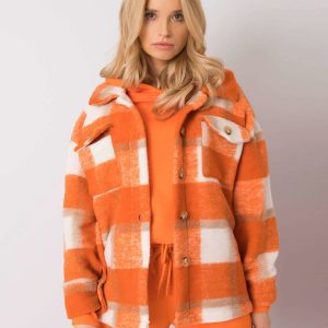 Orange Shelby Plaid Shirt