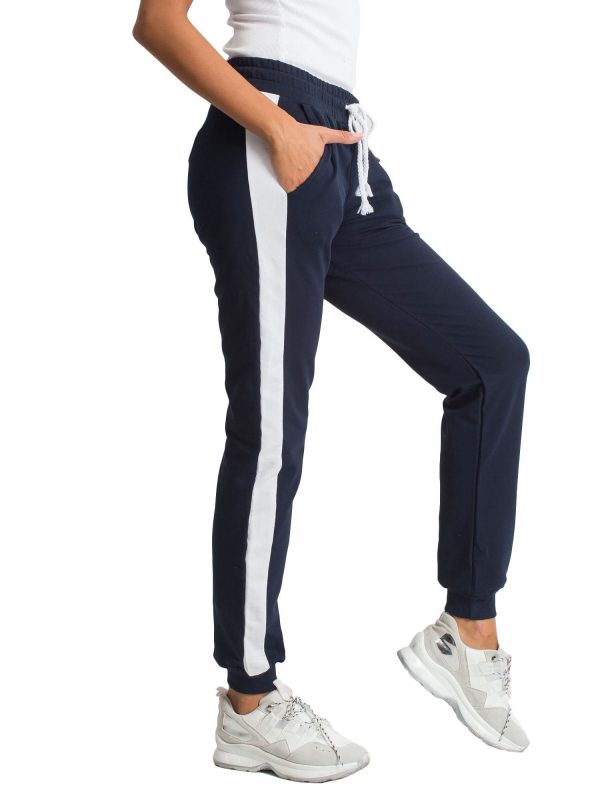 Navy Blue Carter Trousers