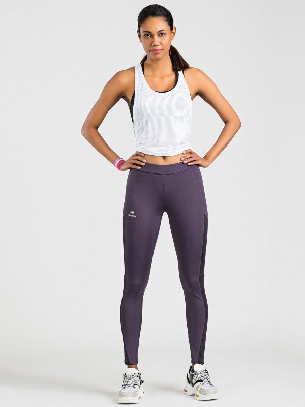 TOMMY LIFE Purple Sport Leggings