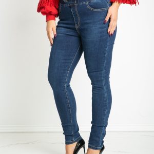 Blue plus size jeans Priority