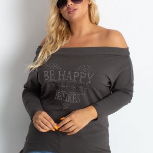 Plus Size Graphite Hoodie Association