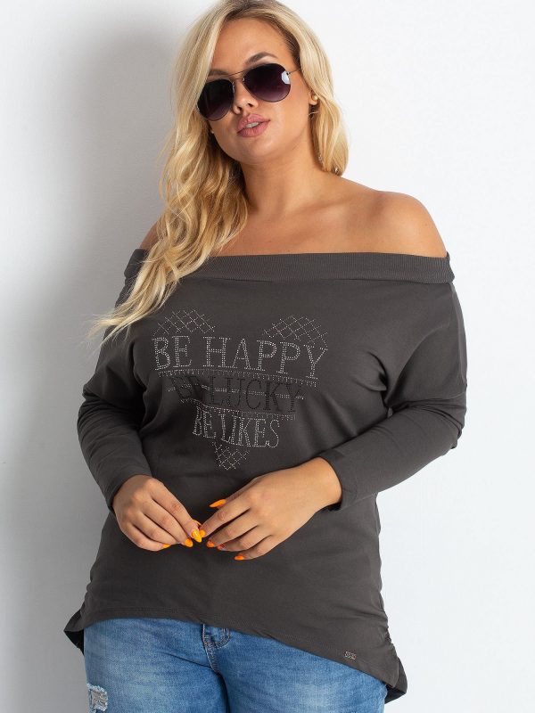 Plus Size Graphite Hoodie Association