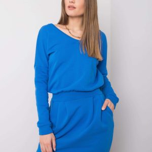 Dark blue dress Kloe RUE PARIS