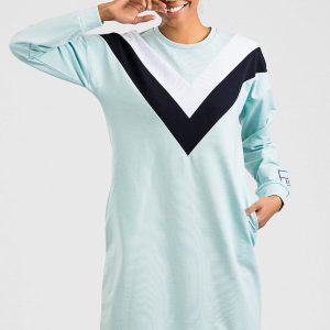 TOMMY LIFE Mint and white dress