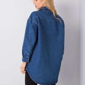 Ricarda blue jeans shirt RUE PARIS