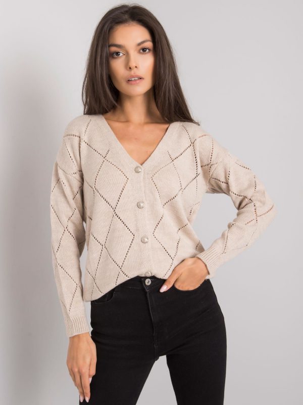 Beige cardigan Elisabete RUE PARIS