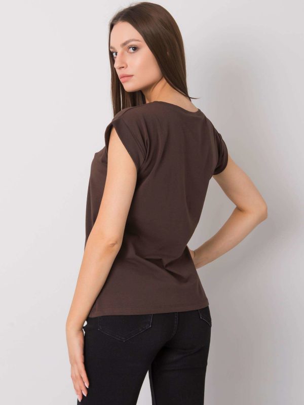 Dark brown T-shirt Revolution