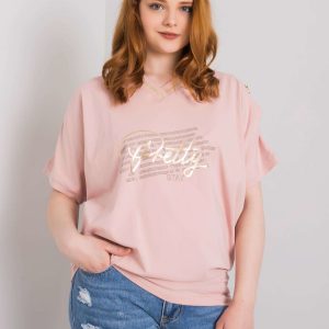 Richelle Dirty Pink Plus Size Blouse