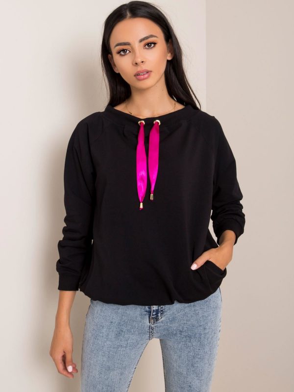 Black sweatshirt Aline RUE PARIS