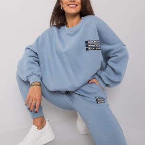 Blue Bradford Two Piece Tracksuit Set