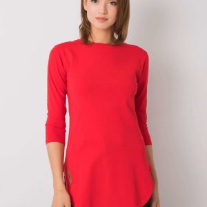 Red casual blouse Nataly