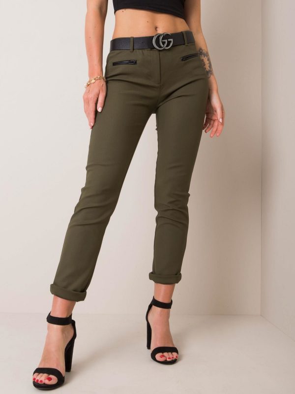 Khaki pants Justine RUE PARIS