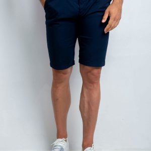 Navy blue shorts for men's plus size Territory